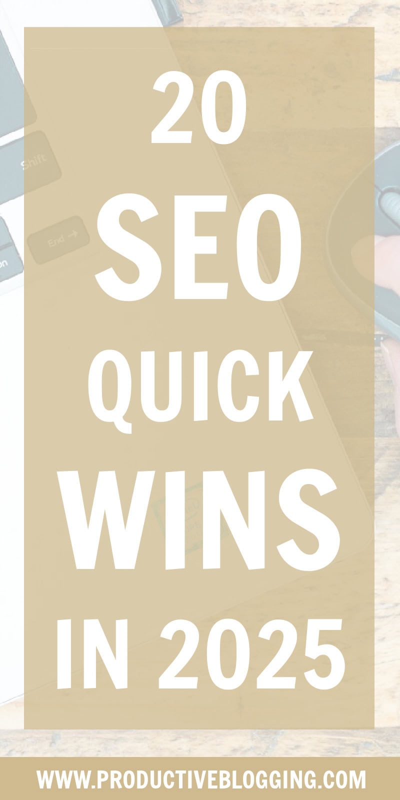 SEO improvements don’t have to be time-consuming! Here are 20 SEO quick wins that take under an hour and will boost your blog traffic and rankings.