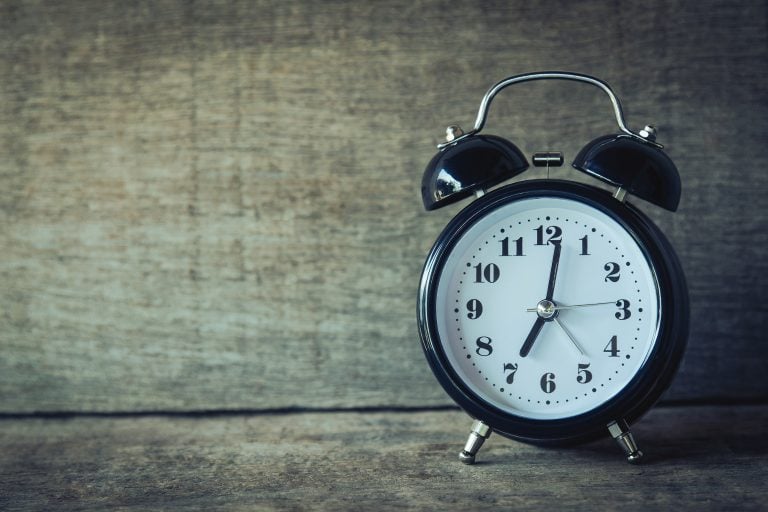 Old fashioned alarm clock