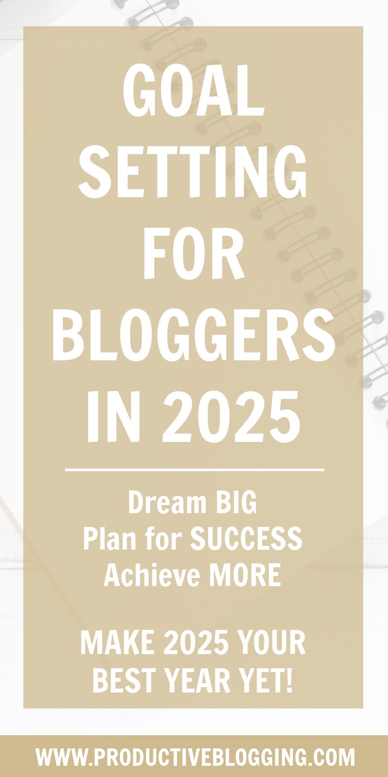Want to have your best year ever in 2025? Don't leave it to chance. Read my guide to goal setting for bloggers in 2025, dream big and achieve those dreams! #goals #dreams #2025 #2025goals #goalsetting #goalsetting2025 #2025dreams #newyear #newyears2025 #newyearplanning #newyeargoals #2025planning #2025planner #2025plans #blogginggoals #bloggingdreams #blogplanner #blogplanning #blogplanning2025 #blogplanner2025