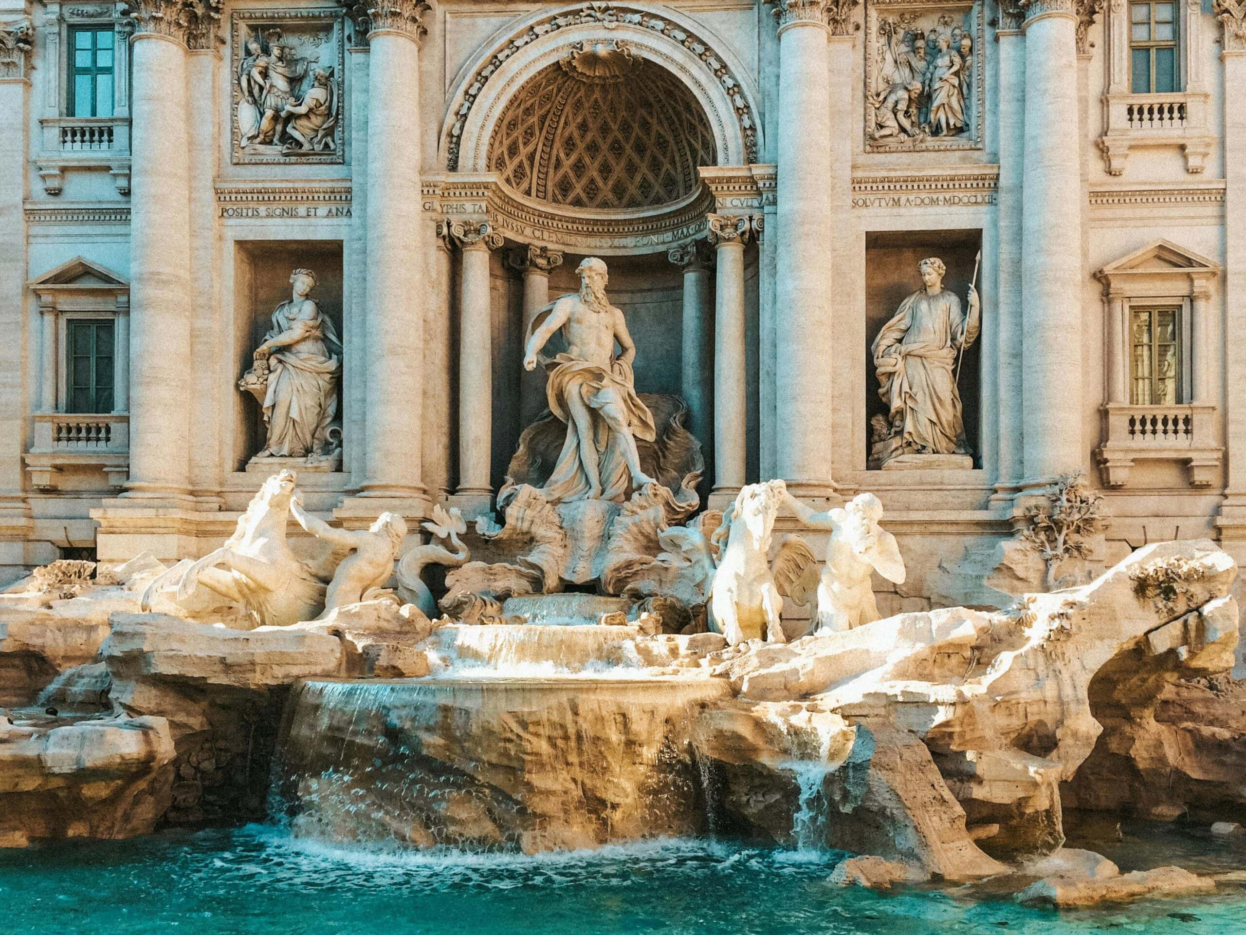 Trevi fountain in Rome