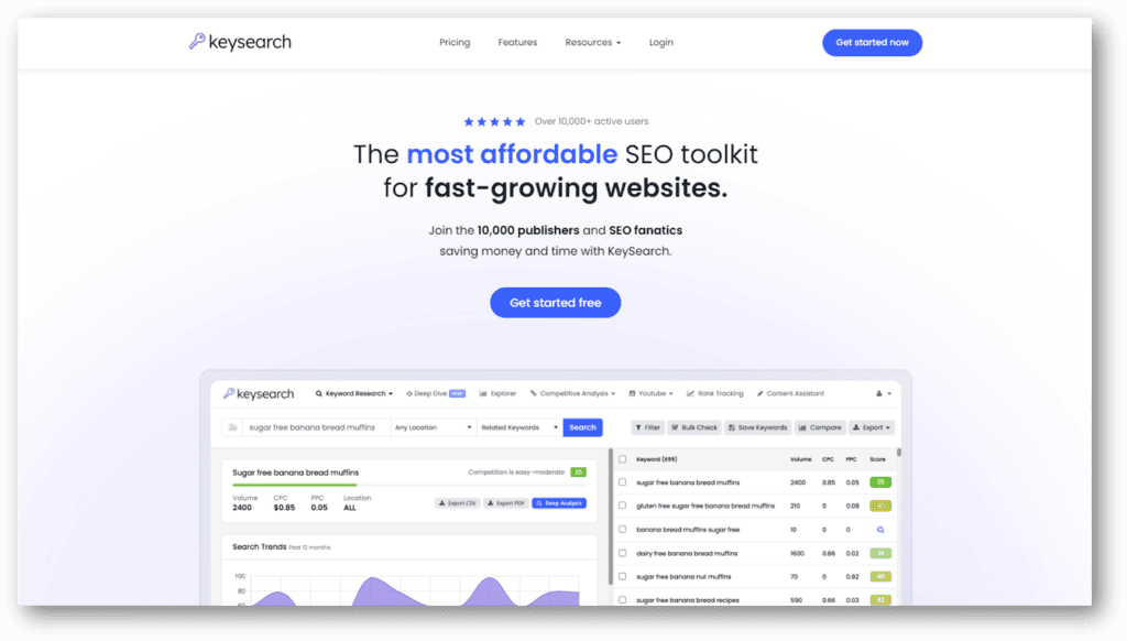 KeySearch HomePage