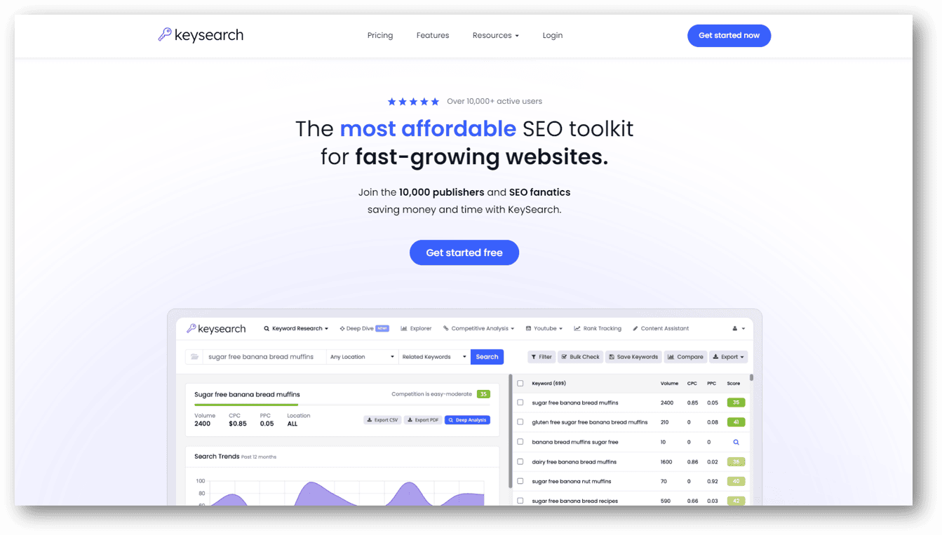 KeySearch HomePage