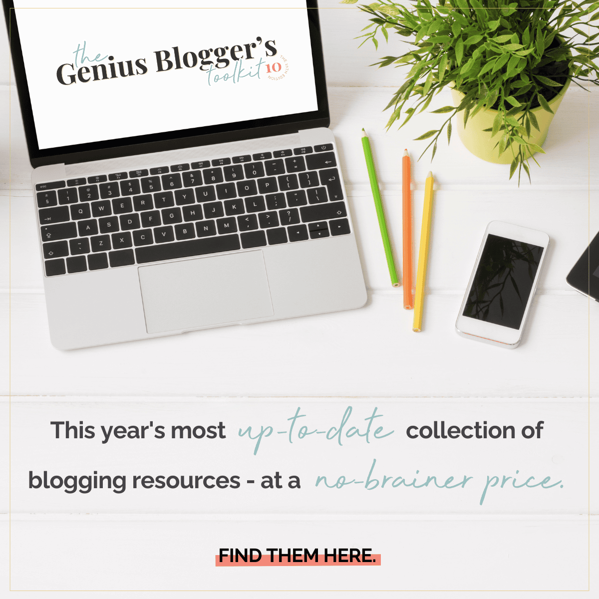 Genius Bloggers Toolkit 2024 ad