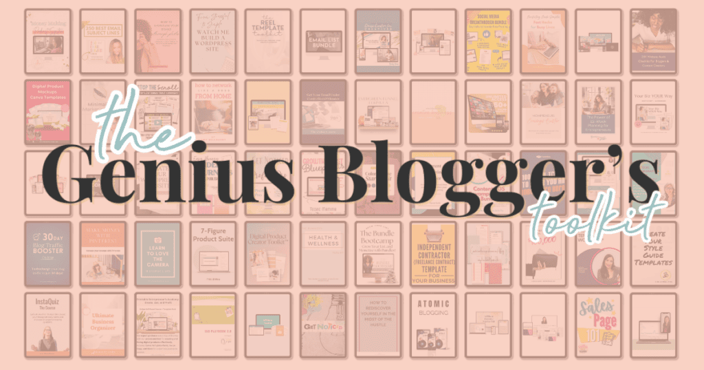 Genius Bloggers Toolkit 2024 ad